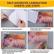 Màng cán bóng vinyl trong suốt tự dính, nhãn dán phủ trong suốt, chống nước bề mặt bóng - BÓNG BẨY - Xem 3