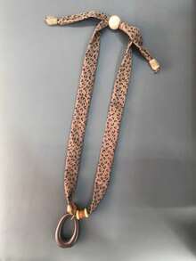 1pc Fashionable New Leopard Print Neck Scarf - Multicolor - View 4