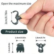 20 chiếc kẹp cây cảnh, kẹp cố định rau nhà kính, kẹp nhựa cố định dây leo lan, dùng để giữ chắc các loại cây leo và hoa. - màu xanh lá - Xem 3