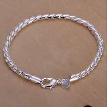 925 Silver Bracelet, Fashionable Bracelet, Elegant Gift, Suitable For Daily Wear - White - View 1
