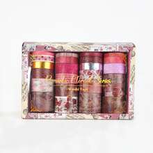 Nuevo set de papelería: cuaderno, cinta adhesiva, pegatinas - Cuaderno con tema retro, cinta adhesiva DIY, pegatinas decorativas para cuaderno, materiales de collage para bordes y fondos - Conjuntos - Ver 9