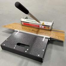 Cortador de piso de vinilo rígido de 33 cm corta SPC/LVP/LVT/WPC hasta 9 5 mm; sin grietas! Hoja móvil para esquinas irregulares atascos de puertas etc. - Ahorra un 30% de tiempo. Perfecto para - como en la foto - Ver 2