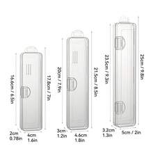 1/2/3pcs Multi Functional Transparent Plastic Storage Box, Moisture-Proof & Dustproof Makeup Brush Storage Box, Portable Cutlery Box, Travel Toothpaste Toothbrush Storage Container, Desktop Organizer, Suitable For Home, Office, Travel - Multicolor - View 13
