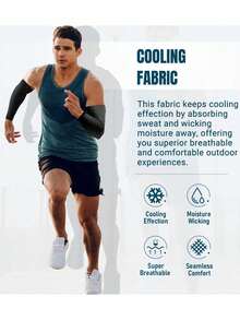 3/2/1 Pack UV Protection Arm Sleeves - Cooling, Compression, Tattoo Cover - Suitable For Men, Women, Teens - Multicolor - View 6