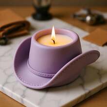 Western Cowboy Hat Candle Mold Western Cowboy Hat Silicone Candle Molds For Candles MaFKing Resin Casting Aromather.Apy Candles Wax Polymer Clay Home Decoration - StyleC - 查看 7