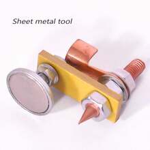 磁性焊接接地夹，铜头强磁铁焊接夹具，焊工金属工件接地工具 - A - 查看 4