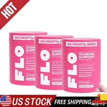 3 Packs FLO Ovarian Support Vitamin Capsules Dietary Supplement Hormone Balance For Women, PMS Relief, Cycle Support - PINK - 查看 6