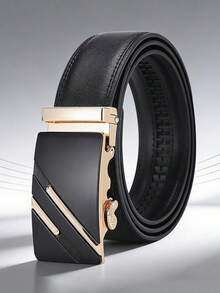 Thắt lưng da nam cao cấp, khóa tự động, khóa hợp kim, phù hợp cho cả công sở và thường ngày, kiểu dáng mới và đa năng. - Ruy băng hai màu - Xem 18