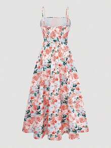 2 Pieces Women's Floral Chiffon Dress & Elegant Romantic Date Outfit Summer Spring - Nhiều màu 2 - Xem 10