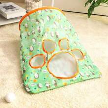 Đồ chơi cho mèo, Đường hầm hình kim cương cho mèo, Đường hầm giấy phát ra tiếng động cho mèo, Túi ngủ cho mèo, Đường hầm gấp gọn tự giải trí cho mèo - Nhiều màu - Xem 8