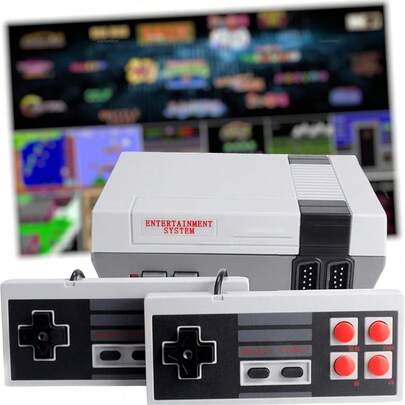 Classic Mini Retro Game Console Built In Classic Video Games,AV Output Handheld Game System With Dual Wired Controllers,Plug And Play.
