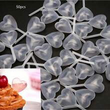 50/100/150/200pcs 4ml Paper Cup Cake Icing Sauce Dropper Dessert Squeezing Dispenser Mini Transfer Pipette For Easter Party, Wedding Gifts - Clear - View 9