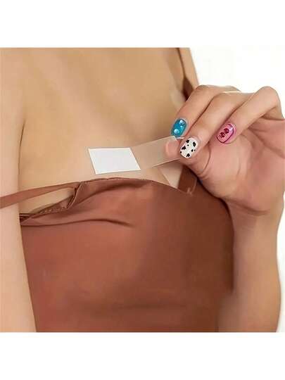 108pcs Non-Slip Clothing Tape, Fashion Adhesive Bra/Strap Fixator, Prevents Wardrobe Malfunction For Low-Cut/Wide Neckline/Sleeve Clothing, Easy To Apply And Remove, Smooth Transparent Seamless, Suitable For Party, Formal Occasion, Daily Wear, Office, Outdoor, Invisible Bust Lift Stickers, Strong Clothing Adhesive, Dress Strap Fixator, Double-Sided Wardrobe Tape. Skin Protection/Body Care Tool; Wedding Gift, Home Decor