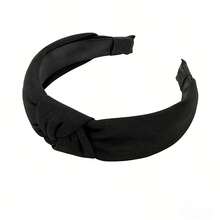 4条装女士黑白豹纹多功能打结发带 - 黑與白 - 查看 6