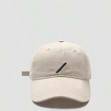 1顶“/”符号刺绣棒球帽，简约时尚，透气夏季遮阳帽，男女通用款 - 彩色 - 查看 7