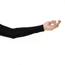 1pc Ladies' New Soft & Stretchy Modal Base Layer Arm Sleeves, Anti-& Arm Cover Halloween - 卡其色 - 查看 9