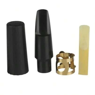 Boquilha Sax Alto Nº5 Completa Profissional Som Potente