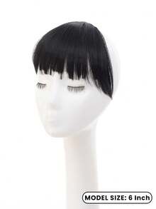 Tóc giả nữ kiểu Nhật, kiểu dáng tự nhiên, không đường may, mái bằng, kiểu anime, mái ngắn trên lông mày, tóc giả tổng hợp. - Nhiều màu - Xem 3