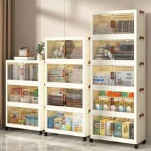 No Installation Required, Foldable Storage Cabinet/Box For Home And Children's Wardrobes, Snack And Toy Storage, And Clothing Storage. - trong suốt - Xem 4