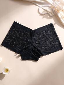 Bộ 5 chiếc quần lót nữ gợi cảm phối ren, cạp trung, không đường may, thoải mái, giúp nâng đỡ vòng ba và vòng ba, phù hợp cho mặc hàng ngày và chơi thể thao/yoga. - Nhiều màu - Xem 6