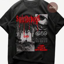 S.Uicideboys T-Shirt - Rap Music Shirt - I Want To Die In New Orleans Album - S.Uicideboys Merch - Uni - 黑色 - 查看 1