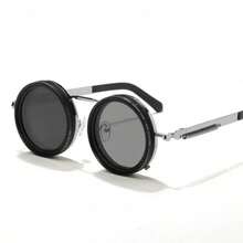 1 Or 3 Pairs Steampunk Style Rotating Color Changing Fashion Party Glasses - Multicolor - View 4