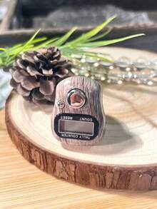 电子念珠戒指，手指电子念珠祈祷戒指计数器，数字显示便捷戒指计数器，减压手压计数器，适用于商务、祈祷计数、节日礼物 - 多色 - 查看 16