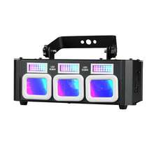 Đèn sân khấu disco điều khiển từ xa, hiệu ứng nhấp nháy, nổ và chức năng 3 trong 1, điều khiển bằng giọng nói, bảng điều khiển DMX, thích hợp cho biểu diễn sân khấu, quán bar, KTV, ca hát và nhảy múa, tiệc tùng, tạo không khí sinh nhật, Giáng sinh, Halloween và nhiều dịp khác. - Phích cắm loại F của EU (220-240V) - Xem 14