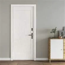 1 Cuộn Giấy Dán Tường Tự Dẹp Vân Gỗ Màu Trắng, Có Thể Tháo Rời, Với Vân Gỗ Chân Thực, Thích Hợp Cho Phòng Khách, Nhà Bếp, Phòng Ngủ, Trang Trí Nội Thất, Cửa Ra Vào, Cửa Sổ, Trang Trí Nhà Cửa - Trắng - Xem 3