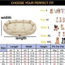wuyingongfang 1pc Suede Material Rectangular Waterproof Anti-Urine Removable Washable Easy Clean Dog Bed Cat Bed Pet Bed, Wear-Resistant Bite-Resistant Dirt-Resistant Soft Comfortable Dog Bed Cat Bed Bed Mat Pet Mat Dog Bed Cat Bed Pet Bed, Suitable For Large Medium Small Dogs And Cats, Universal For Cats And Dogs, Suitable For Large Medium Small Cats And Dogs, All Season Use For Sleeping, Multiple Colors Available - Multicolor - View 19