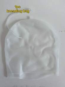 1個多功能矽膠揉麵袋，麵粉攪拌袋，多功能麵團攪拌袋，適用於麵包、糕點、披薩、玉米餅，麵粉攪拌袋，收納袋，烹飪工具，廚房必備工具，也可作為收納袋使用 - 查看 15