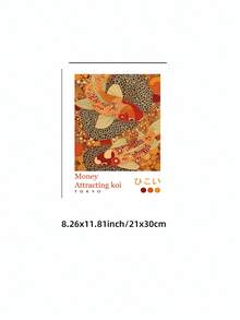 1 Tranh cá Koi không khung, hình ảnh cá Koi sống động, đầy màu sắc với họa tiết chấm bi đặc trưng, phong cách nghệ thuật Pop Nhật Bản hiện đại, phù hợp cho phòng khách, phòng ngủ, ký túc xá, sử dụng trong mùa tựu trường, tranh trang trí phòng thú vị, quà tặng trang trí phòng. - Cá Koi - Xem 13