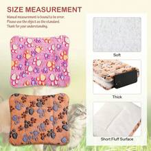 Estera de franela para mascotas, cama para perros y gatos, estera gruesa para dormir, manta para perros, estera para cachorros, gatitos, cama para perros pequeños y grandes JWPR - Una estrella blanca rosa - Ver 7