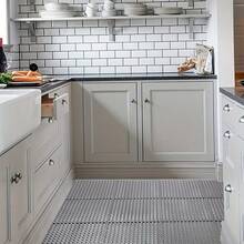 [Thảm chống trơn trượt] Thảm chống trơn trượt | Thảm lót sàn nhà tắm, nhà vệ sinh, tự làm, ghép nối, dùng cho nhà bếp, phòng tắm, vòi sen, tấm lót chân bằng nhựa. - Nhiều màu - Xem 3