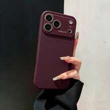 适用于 17/16/15/14/13/12 Pro Max 的 17 系列手机壳，品质卓越，高清镜头保护。 - 粉色 - 查看 7