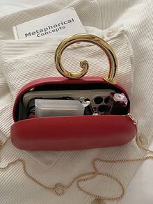 时尚百搭晚宴包 - 紅色 - 查看 10