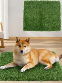 Almohadilla de césped para mascotas, inodoro para perros, césped artificial grande y pequeño, bandeja de orina, césped de simulación, almohadilla de entrenamiento para mascotas - Multicolor - Ver 6