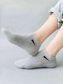 15双装女士蝴蝶结低帮隐形袜，休闲日常搭配，可爱简约设计，舒适柔软透气，春夏秋季皆宜 - 彩色 - 查看 4