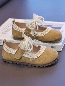 2026 Bestselling Bosibo Lace Woven Adjustable Hook And Loop & Ivory Patterned Sole - Khaki - View 4