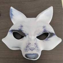 1pc Fox Mask For Wedding, Halloween, Carnival Party, Costume Masquerade, Animal Disguise - View 10