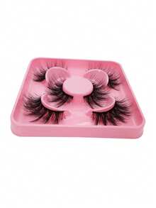 3 Pairs Of 17mm 8D Explosive False Eyelashes, With Full Fine Stripes Reflecting Brilliant Light - View 6