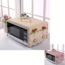 Microwave Oven Universal Cover With Storage Bag, 13.78*39.37in Oven Cover, Dust Cover, Microwave Oven Dust Cover, New Universal Full Cover, Rectangular Tablecloth, Fabric Dust And UV Protection Cover, Kitchen Protector, Machine Washable, Appliance Protector, Vibrant Design, Easy To Clean Material, Moisture-Proof, Gift For Christmas, Halloween, Thanksgiving - Microwave Oven Dust Cover - View 6