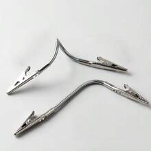 2pcs Multi-Functional Dual-Head Crocodile Clips, Mosquito Coil Clips, Memo Clips, Product Label Clips, Note Clips, Photo Clips, Business Card Clips, Etc., Suitable For Home, Shop, Company, Outdoor And Multiple Scenarios, Brand New Improved Stainless Steel Material, Strong And Durable, Strong Toughness, Can Be Freely Bent And Rotated. - A - View 13