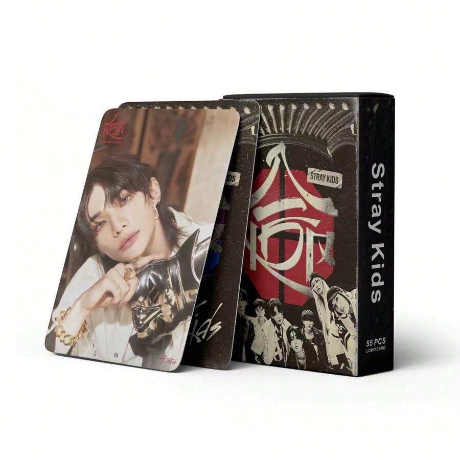92张LNGSHOT周边明星收藏照片，KPOP周边LOMO卡，Kpop，SKZ，卡片，小卡，TWICE，绘画 - 1PC - 查看 1