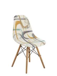 TIANWOWO Bộ 1/4/6 tấm bọc ghế ăn chống bám bẩn in họa tiết, thích hợp sử dụng trong nhà, cho ghế có hình dạng bất thường, ghế Eames, bọc ghế đẩu. - Nhiều màu - Xem 6