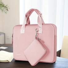 1pc 13-13.5 Inch Laptop Sleeve, Made Of Elastic Neoprene Material, With Handle And Small Storage Pocket, Provides Full Protection - View 7