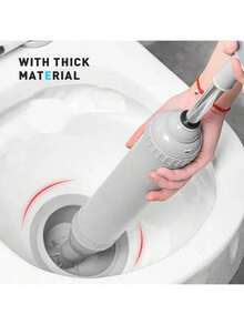1pc Toilet Drain Clog Remover, High Pressure Toilet Drain Cleaner, Plunger Pump Toilet Unclogger, Household Essential - A - View 15