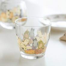 1 chiếc cốc thủy tinh hình mèo dễ thương, cốc thủy tinh hoạt hình hình chú mèo tròn trịa, cốc đựng nước ép và đồ uống lạnh, dung tích 270ml/320ml - Nhiều màu - Xem 5