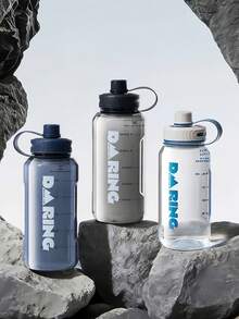 50.7oz 防漏運動水壺，耐用 PC 材質，精準刻度 1500ml 大容量便攜設計，適合戶外活動、騎單車、健身、蛋白粉攪拌、露營、健身房、返校季，禮品 - 彩色 - 查看 3