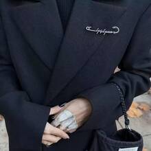 Niche-Designed Irregular Pleated Joint Ring, Minimalist Cold-Style High-End Finger Ring, Unique And Exquisite - 銀色 - 查看 6